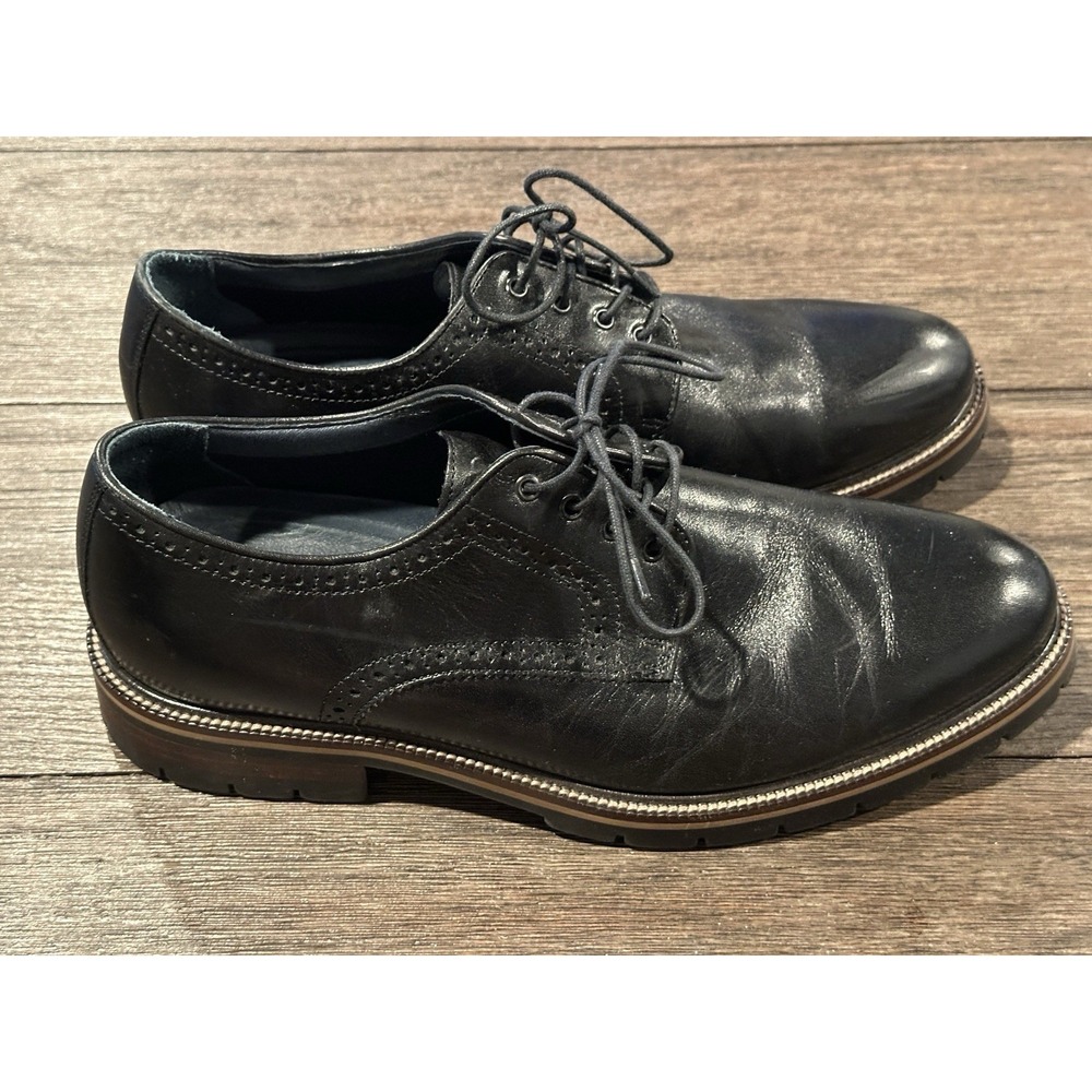 Johnston & Murphy XC Flex Comrad‎ Plain Toe Bpack 10.5 Sheepskin Leather Shoes